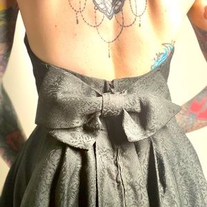 Backless baby doll dress